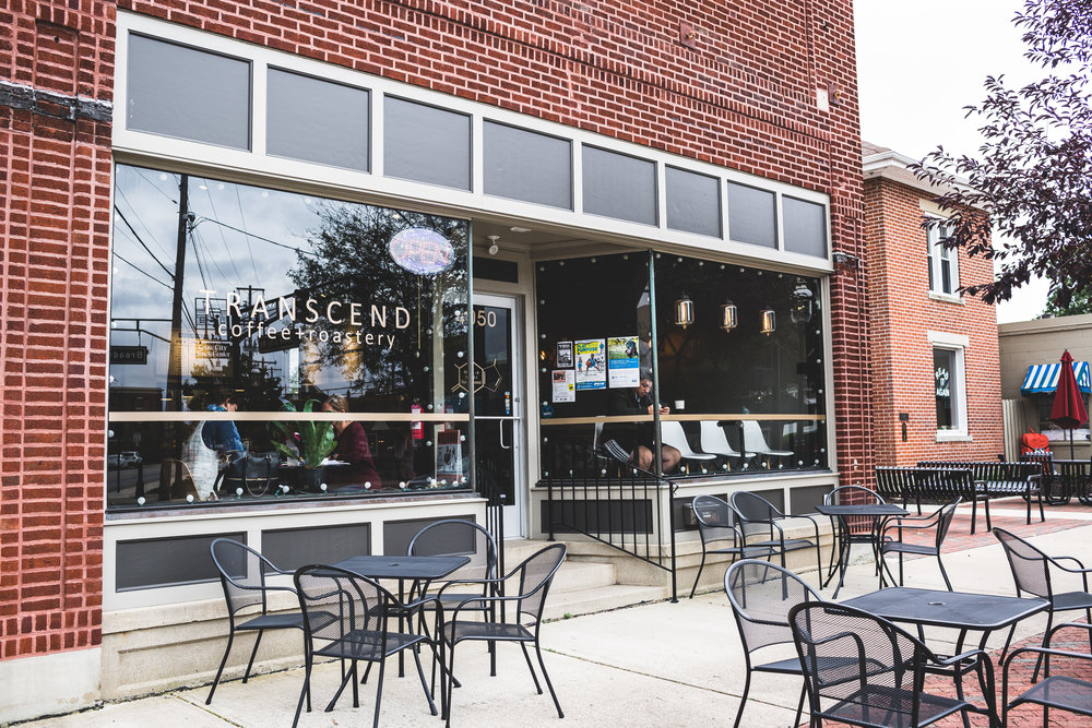 Transcend Coffee Shop exterior modern