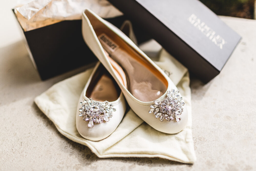 bridal shoes wedding photography