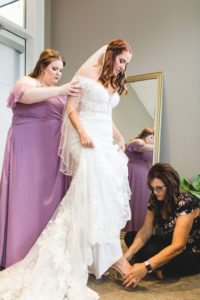 bridal details at new albany wedding