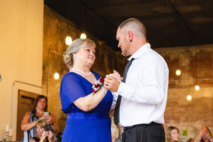 groom and mother dancing wedding photography in circleville ohio