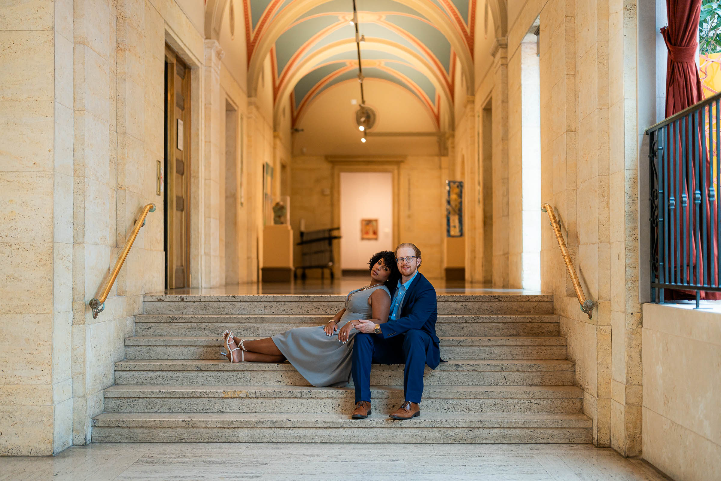 snuggling couple during the cutest engagement photos session by sam and grace photography